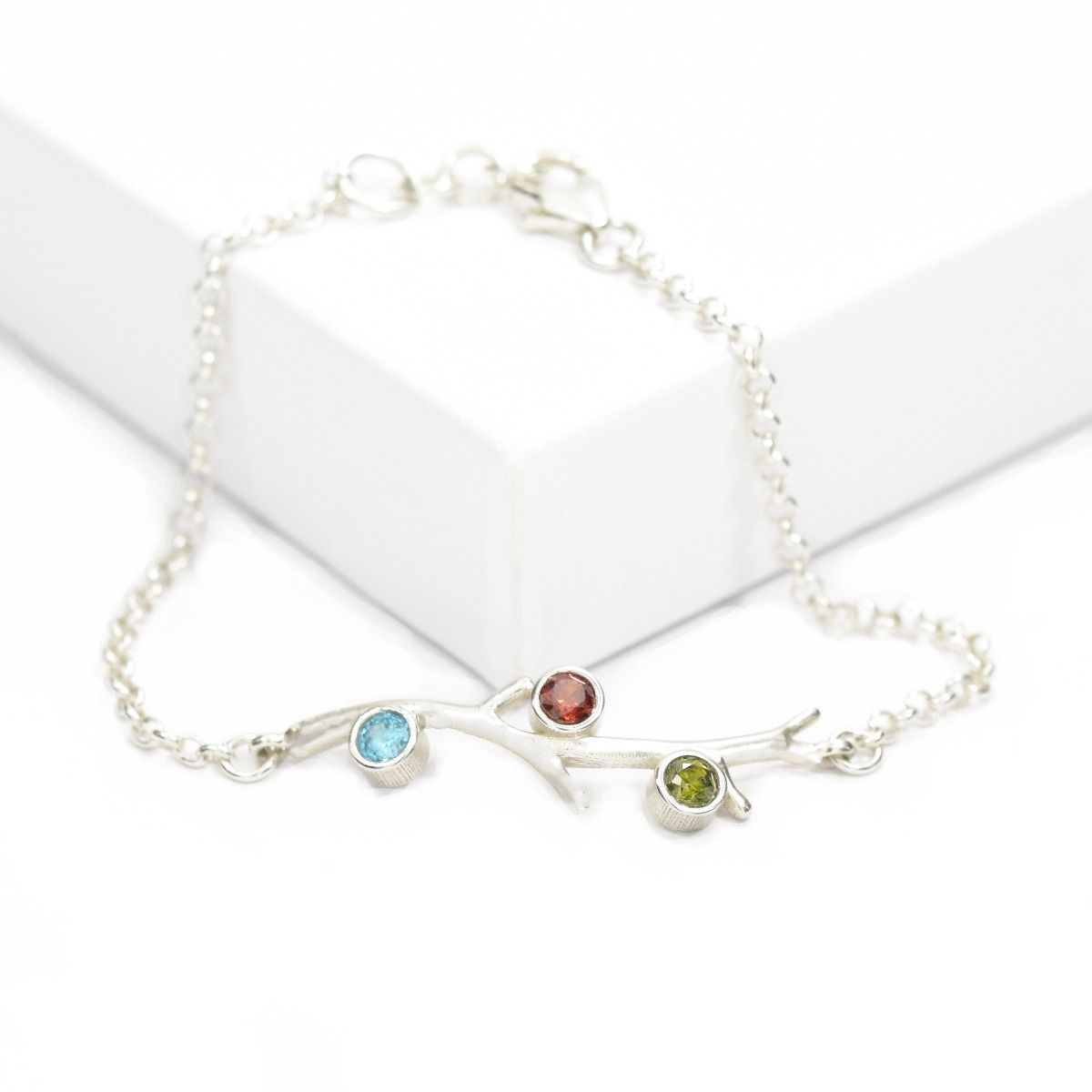愛のルーツ誕生石ブレスレット [スターリングシルバー]