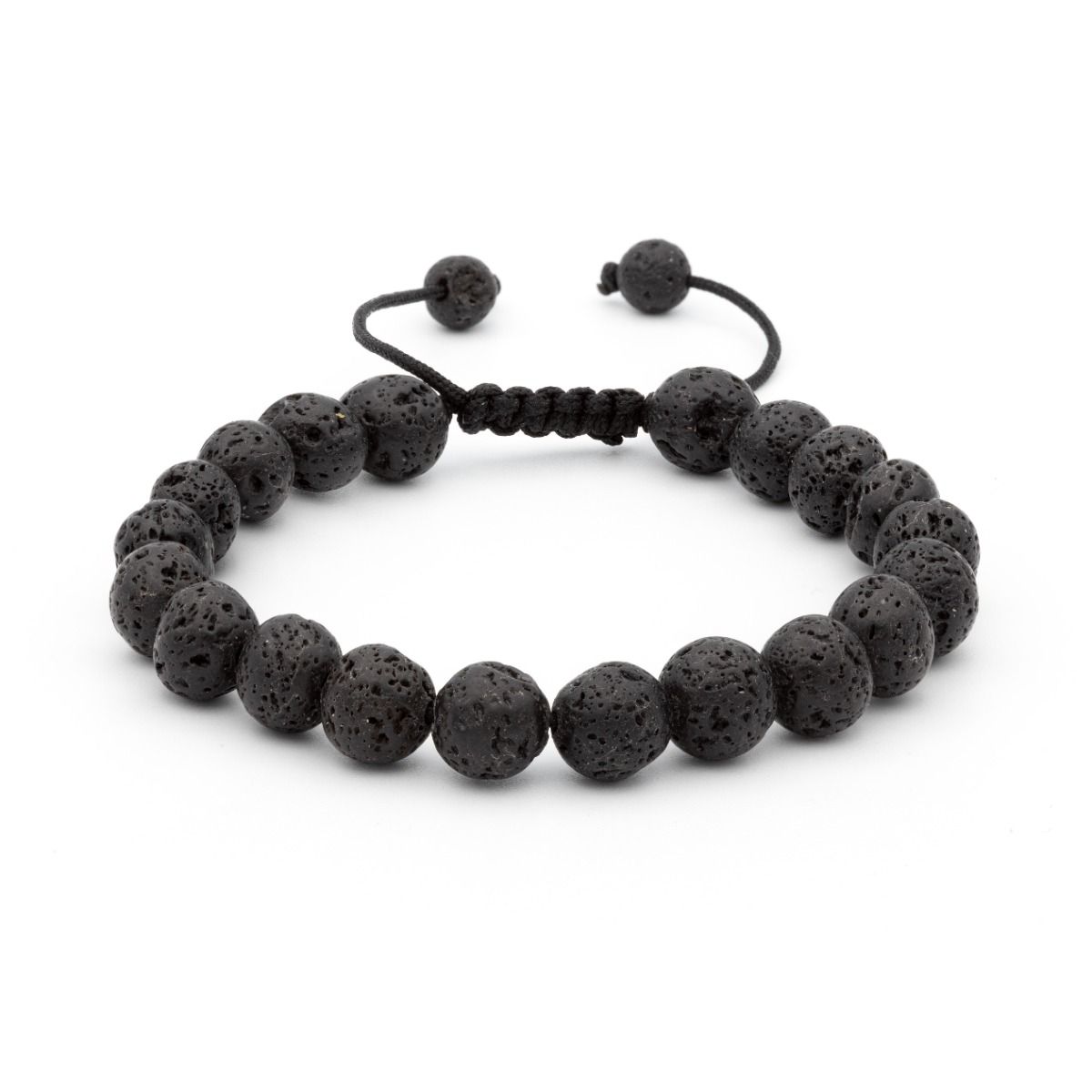 古典的な火山岩レディーズブレスレット