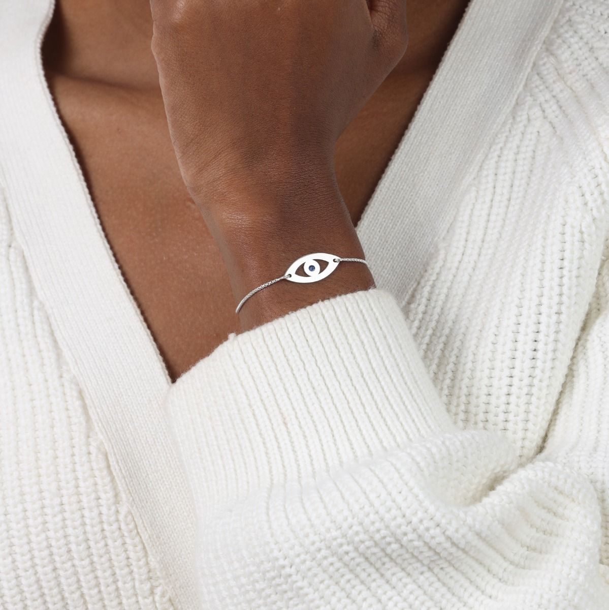イーブルアイブレスレット［スターリングシルバー］