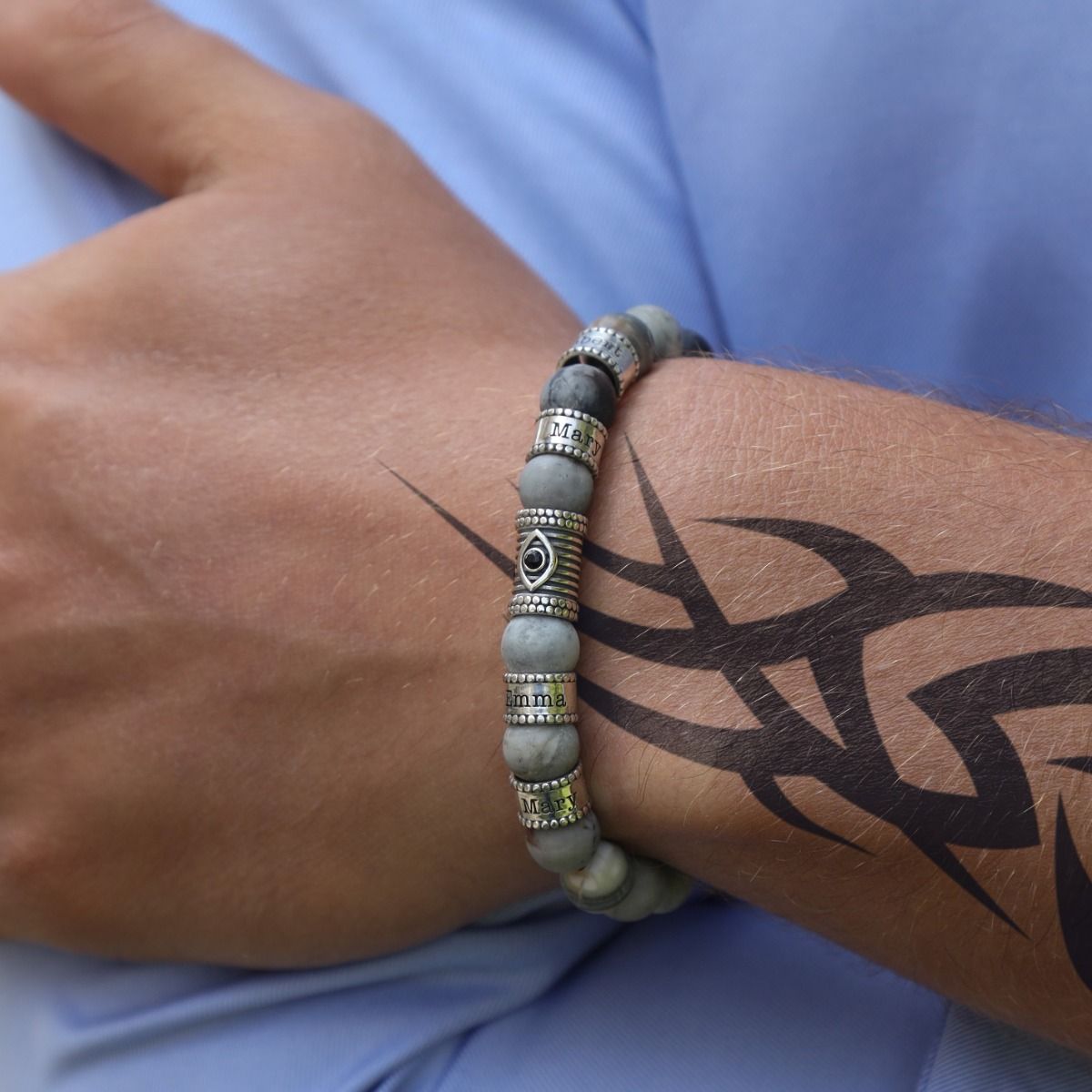 イーヴルアイピカソジャスパーストーン [スターリングシルバー]