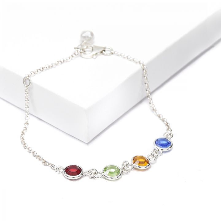 Enchanted Charms Birthstone Bracelet [Sterling Silver]
