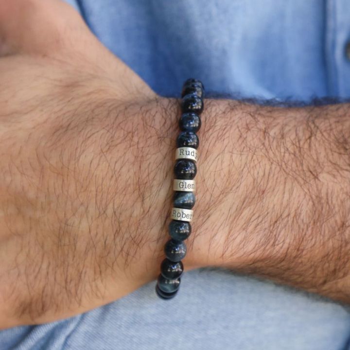 イーグルアイ名入れブレスレット［スターリングシルバー］byタリサジュエリ 