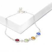 Enchanted Charms Birthstone Bracelet [Sterling Silver]