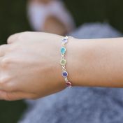 925 Sterling Silver bracelet with Swarovski Crystals