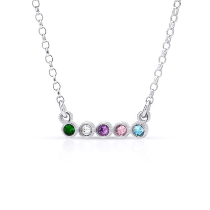 タリサ・スターズ ネックレス 横 [スターリングシルバー]