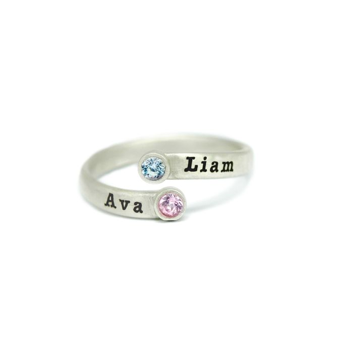 タイヨウチョウ科誕生石リング [スターリングシルバー]