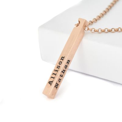 タリサバーネックレス［１８Kローズゴールドメッキ]