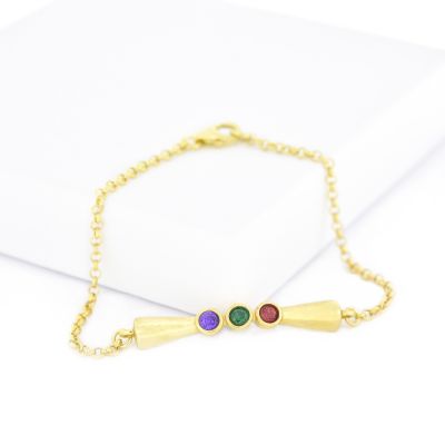 愛の弓ブレスレット［ゴールドメッキ］