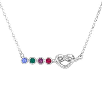 Ties of the Heart Birthstone Bracelet [Sterling Silver]
