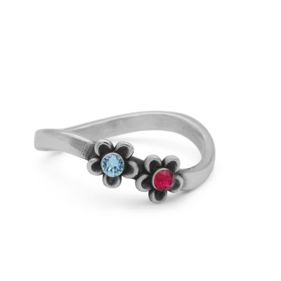 桜誕生石リング [スターリングシルバー］