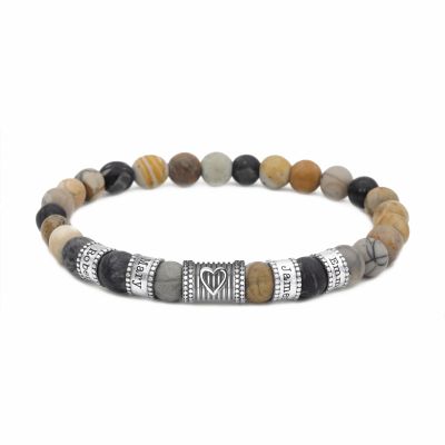 心の絆ピカソジャスパー ストーン[スターリングシルバー]