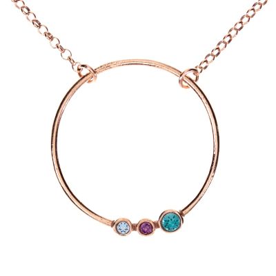 母の愛ネックレス [ローズゴールドメッキ]