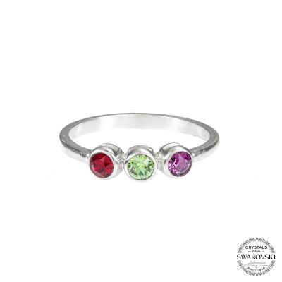 タリサ・スターズ誕生石リング[スターリングシルバー]