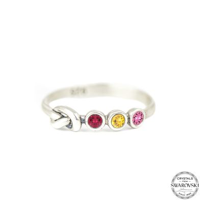 心の絆リング・ノット　[スターリングシルバー]