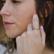 タリサ・スターズ誕生石リング[スターリングシルバー]