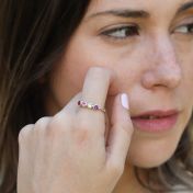 タリサ・スターズ誕生石リング[スターリングシルバー]