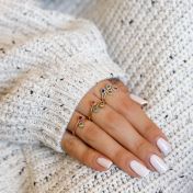 愛のルーツリング ・３つの名前[スターリングシルバー]