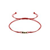 母の愛ブレスレット～レッドストリング～［ブラックダイヤモンド／14Kゴールド］-5