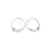 母の愛イヤリング・ハンマー [スターリングシルバー]