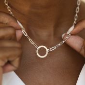 アリヤ・アンカー名入れネックレス [スターリングシルバー]