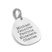 アリヤラージ名入れチャーム［スターリングシルバー］