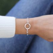 アリヤ・アンカー名入れブレスレット [スターリングシルバー]
