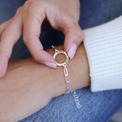 アリヤ・アンカー名入れブレスレット [スターリングシルバー]