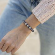 青い海刻印ブレスレット[スターリングシルバー]