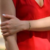 愛の弓ブレスレット［ゴールドメッキ］