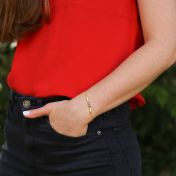 愛の弓ブレスレット［ゴールドメッキ］