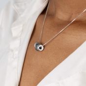 ファミリーチャーム名入れネックレス［スターリングシルバー］