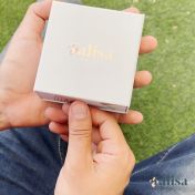 グリーンタイガーアイ・メンズ名入れブレスレット