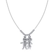 Cherished Family Name Necklace [Sterling Silver]