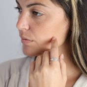 マイハート刻印プロミスリング［スターリングシルバー］