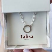 アリヤ・アンカー名入れネックレス [スターリングシルバー]