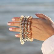 ハチドリ刻印ブレスレット［スターリングシルバー］