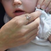 母の愛リング - ２倍 [スターリングシルバー]