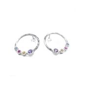 母の愛イヤリング・ハンマー [スターリングシルバー]