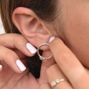 母の愛イヤリング・ハンマー [スターリングシルバー]