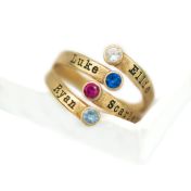 タイヨウチョウ科誕生石リング [ゴールドメッキ]