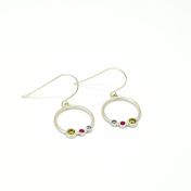 母の愛ドロップイヤリング [スターリングシルバー]