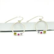 母の愛ドロップイヤリング [スターリングシルバー]