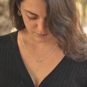 タリサ・スターズ ネックレス 横 [スターリングシルバー]