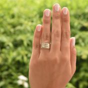 海潮名入れリング［スターリングシルバー］