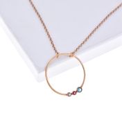 母の愛ネックレス [ローズゴールドメッキ]