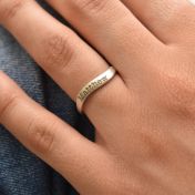 海潮名入れリング［スターリングシルバー］