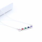 タリサ・スターズ ネックレス 横 [スターリングシルバー]