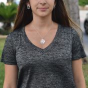 ツリーオブライフ 名入れ誕生石ネックレス [スターリングシルバー]