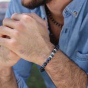 イーグルアイ名入れブレスレット［スターリングシルバー］