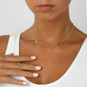 ヘレナ星座ミラノネックレス［18Kゴールドヴェルメイユ］